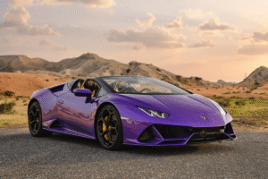 Lamborghini Huracan Evo Spyder Purple