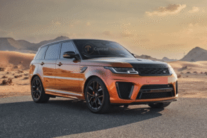 Range Rover SVR orange