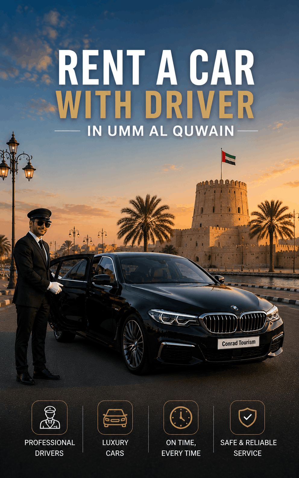 Rent a Car with Driver Umm Al Quwain - Luxury Car Hire With Driver